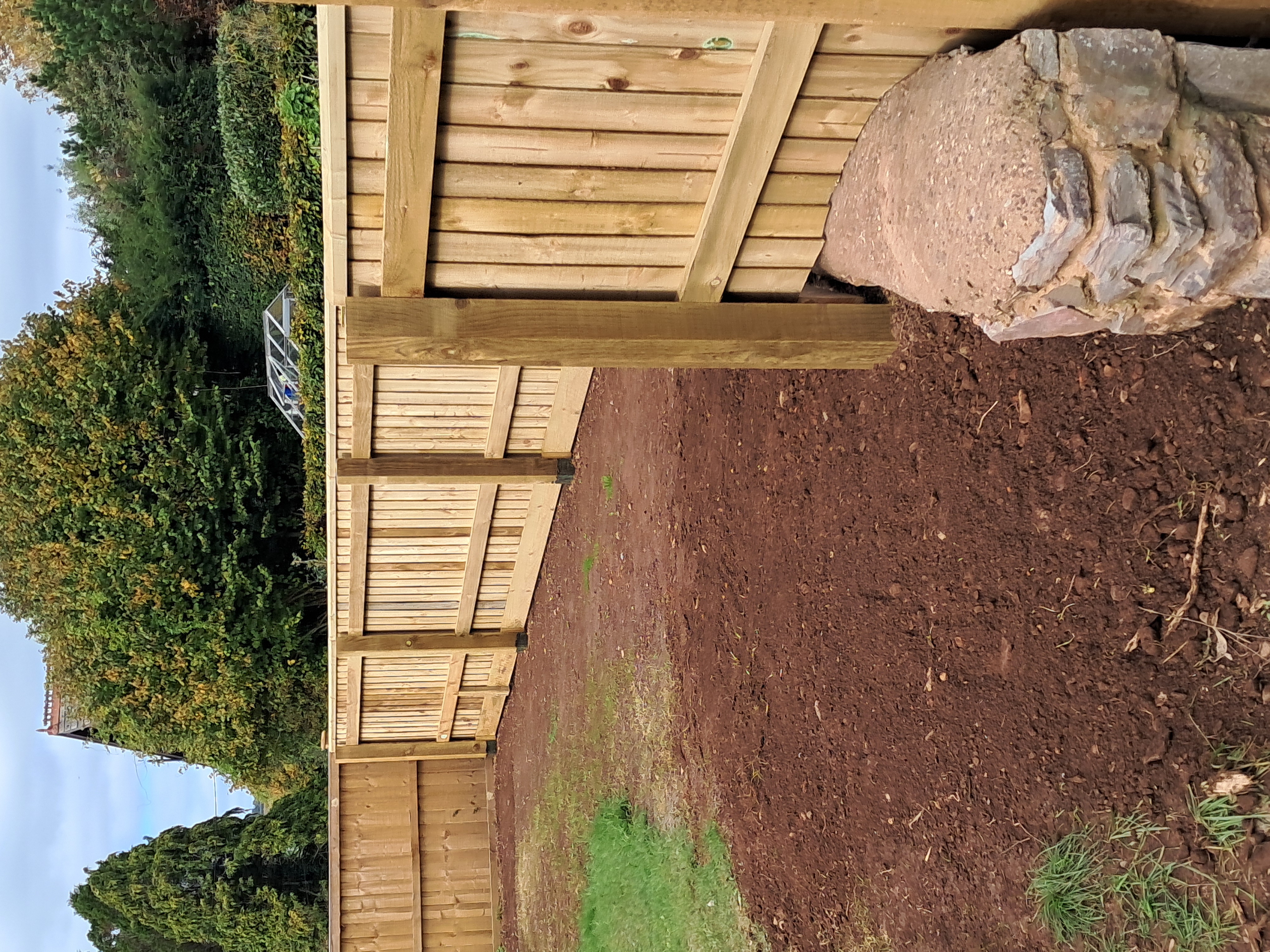 Fencing with capped posts